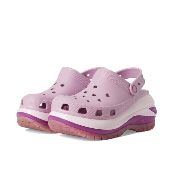 Crocs Women’s Purple Mega Crush Clogs / Size-M5, W7 - Picture 16 of 16